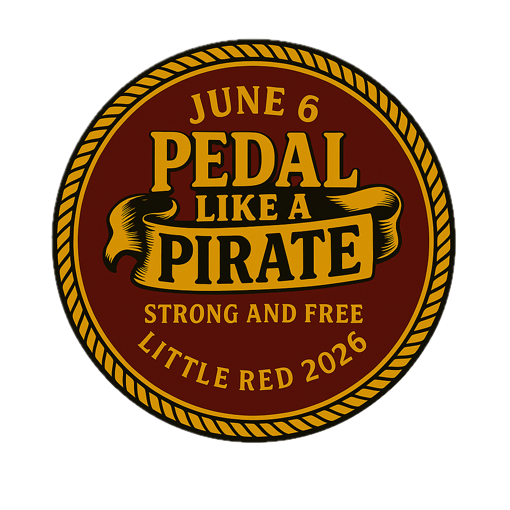 Little Red 2026 Logo - Pedal like a pirate